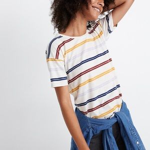 MADEWELL WHISPER COTTON CREWNECK JOAQUIN STRIPE